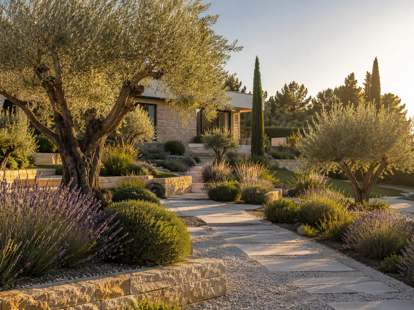 creation jardin medtierranéen montpellier
